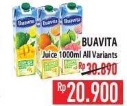 Promo Harga BUAVITA Fresh Juice All Variants 1000 ml - Hypermart