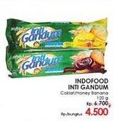 Promo Harga INDOFOOD Biskuit Inti Gandum Chocolate, Honey Banana 120 gr - LotteMart