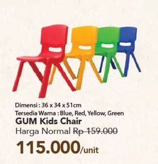 Promo Harga Transliving Gum Kids Chair  - Carrefour