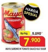 Promo Harga MAYA Sardines Tomat / Tomato 155 gr - Superindo