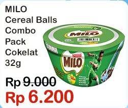 Promo Harga Milo Cereal Balls 32 gr - Indomaret