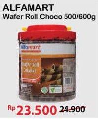 Promo Harga ALFAMART Wafer Roll Cokelat 500 gr - Alfamart