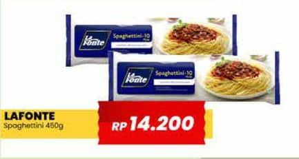 Promo Harga La Fonte Spaghetti 450 gr - Yogya