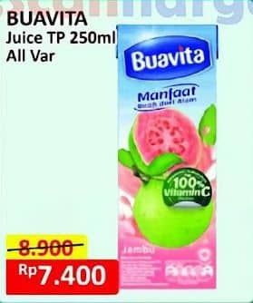 Promo Harga Buavita Fresh Juice All Variants 250 ml - Alfamart