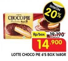 Promo Harga Lotte Chocopie Marshmallow per 6 pcs 28 gr - Superindo