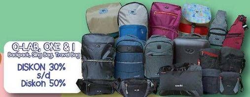 Promo Harga Q-Lab/One/I Bagpack, Sling Bag & Travel Bag  - Yogya