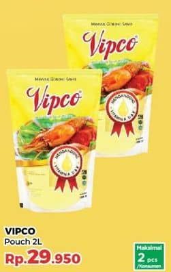 Promo Harga Vipco Minyak Goreng 2000 ml - Yogya