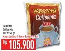 Promo Harga Indocafe Coffeemix per 100 sachet 20 gr - Hypermart