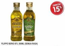 Promo Harga FILIPPO BERIO Olive Oil All Variants 500 ml - Superindo