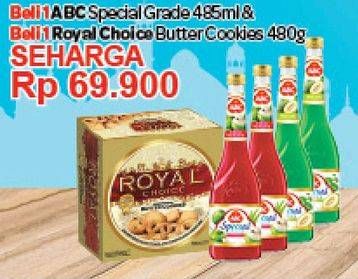 Promo Harga ABC Syrup Special Grade + Royal Choice  - Carrefour