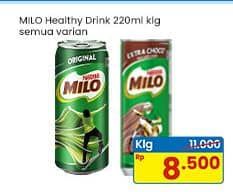 Promo Harga Milo Susu UHT All Variants 220 ml - Indomaret