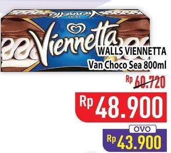 Promo Harga Walls Ice Cream Viennetta Choco Vanila 800 ml - Hypermart