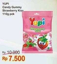 Promo Harga YUPI Candy Strawberry Kiss 110 gr - Indomaret