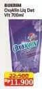 Promo Harga Bukrim Oxy Klin Liquid Violet Scent 700 ml - Alfamart