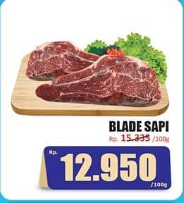 Promo Harga Daging Blade per 100 gr - Hari Hari