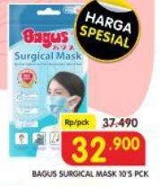 Promo Harga BAGUS Surgical Mask 10 pcs - Superindo