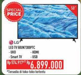 Promo Harga LG 50UN7300 PTC | UHD TV 50"  - Hypermart