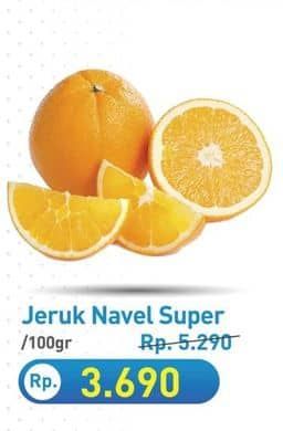 Promo Harga Jeruk Navel Super per 100 gr - Hypermart