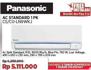 Promo Harga Panasonic CS/CU-LN9WKJ  - COURTS