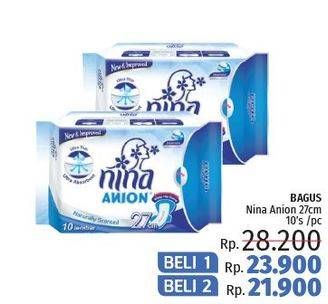 Promo Harga Bagus Nina Anion 27cm 10 pcs - LotteMart