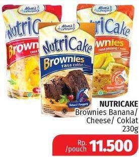 Promo Harga Nutricake Instant Cake Brownies Banana, Chocolate, Cheese 230 gr - Lotte Grosir