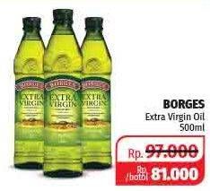 Promo Harga BORGES Olive Oil Extra Virgin 500 ml - Lotte Grosir