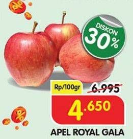 Promo Harga Apel Royal Gala per 100 gr - Superindo