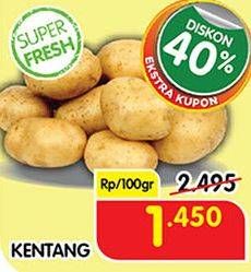 Promo Harga Kentang per 100 gr - Superindo