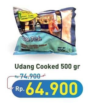 Udang Cooked 500 gr Diskon 13%, Harga Promo Rp64.900, Harga Normal Rp74.900