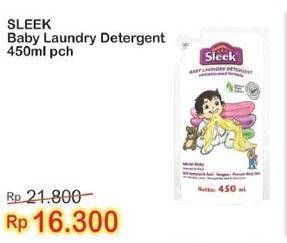 Promo Harga SLEEK Baby Laundry Detergent 450 ml - Indomaret