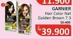 Promo Harga GARNIER Hair Color 7.3 Golden Brown  - Alfamidi