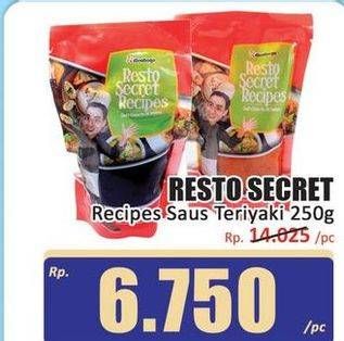 Promo Harga Resto Secret Recipes Sauce Teriyaki 250 gr - Hari Hari
