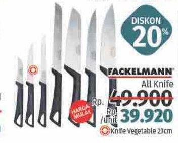 Promo Harga FACKELMANN Knife Vegetable 23cm  - LotteMart