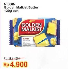 Promo Harga NISSIN Golden Malkist Butter 120 gr - Indomaret