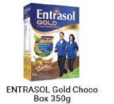 Promo Harga ENTRASOL Gold Susu Bubuk Chocolate 370 gr - Alfamart