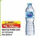 Promo Harga Nestle Pure Life Air Mineral 600 ml - Alfamart