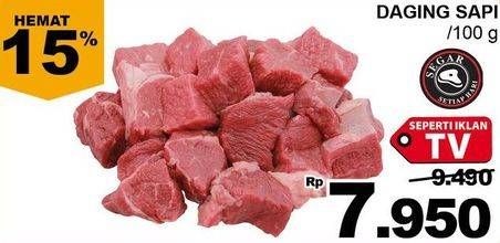 Promo Harga Daging Rendang Sapi per 100 gr - Giant