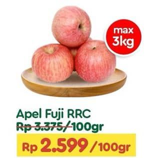 Promo Harga Apel Fuji RRC per 100 gr - TIP TOP