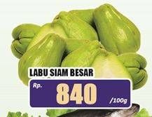 Promo Harga Labu Siam Besar per 100 gr - Hari Hari