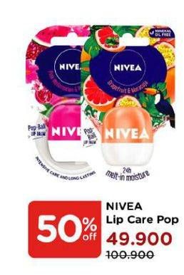 Promo Harga NIVEA Pop Ball Lip Balm  - Watsons