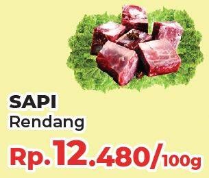 Promo Harga Daging Rendang Sapi per 100 gr - Yogya