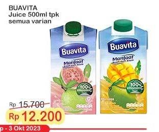 Promo Harga Buavita Fresh Juice All Variants 500 ml - Indomaret