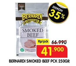 Promo Harga Bernardi Smoked Beef 250 gr - Superindo