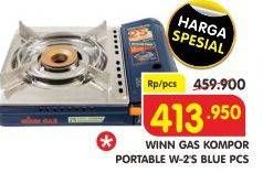 Promo Harga WINN GAS Kompor Portable Blue  - Superindo