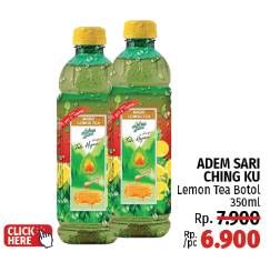 Promo Harga Adem Sari Ching Ku Madu Lemon Tea 350 ml - LotteMart