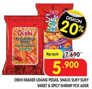 Promo Harga Oishi Snack/Oishi Suky Suky   - Superindo