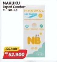Promo Harga Makuku Comfort Fit Diapers Tape NB40 40 pcs - Alfamart