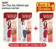 Promo Harga WRP Susu Cair On The Go All Variants 200 ml - Indomaret