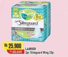 Promo Harga Laurier Super Slimguard Day 17cm, 22.5 Cm, Gathers 22.5cm, 25cm 20 pcs - Alfamart