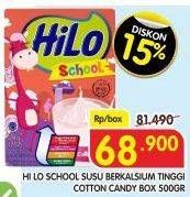 Promo Harga HILO School Susu Bubuk Cotton Candy 500 gr - Superindo